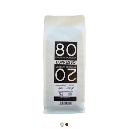 Mee Kaffee 80 20 Espresso 500g ganze Bohne